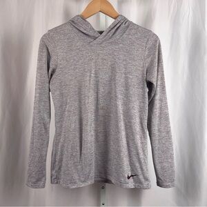 Nike Women's Small Dri Fit Hooded Lightweight Pullover Running Yoga Workout Gym